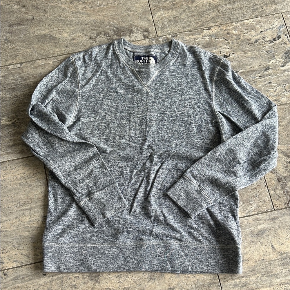 The North Face Heather Gray Crewneck Sweatshirt